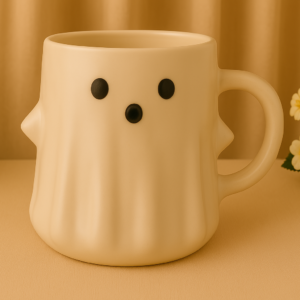 Cute Ghost Shaped Ceramic Mug